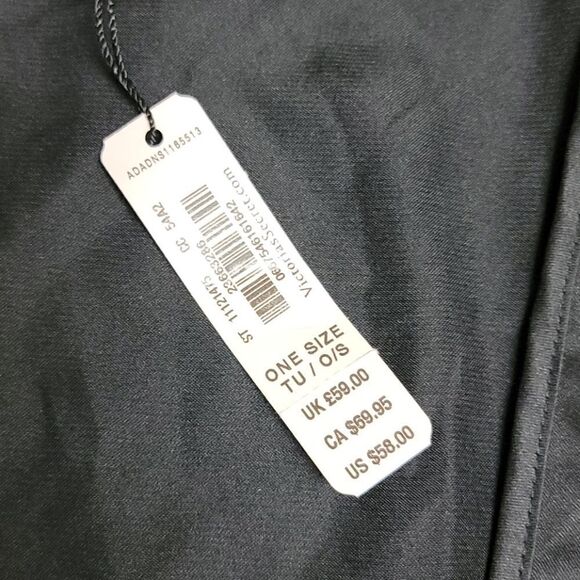 VICTORIA'S SECRET DISNEY "SYDNEY" BLACK SATIN ROBE - NEW - Picture 4 of 8